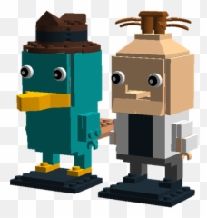 Lego Ideas - Phineas And Ferb Perry The Platypus Brickheadz Lego Phineas And Ferb Png,Perry The Platypus Png