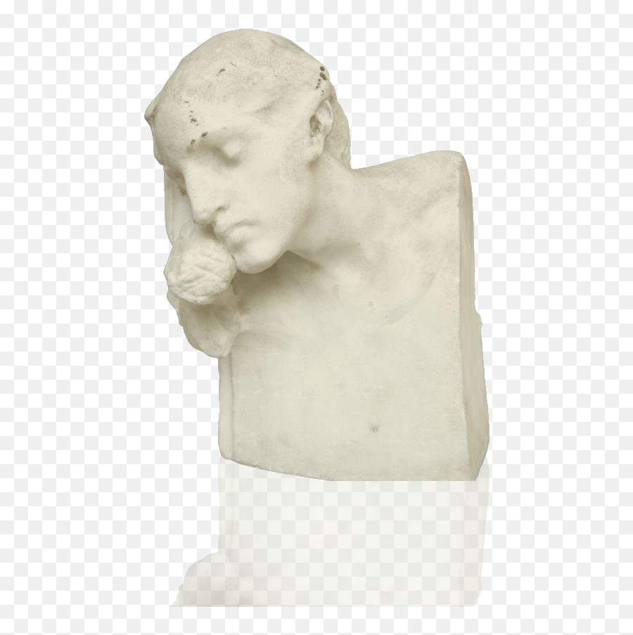 Unattributed Art Nouveau Signed Marble Sculpture Female - Classical Sculpture Png,Roman Bust Png