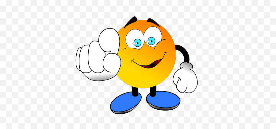 Hand Emoji Clipart Finger Pointing - Cartoon Pointing At You Finger Pointing At You Png,Finger Emoji Png