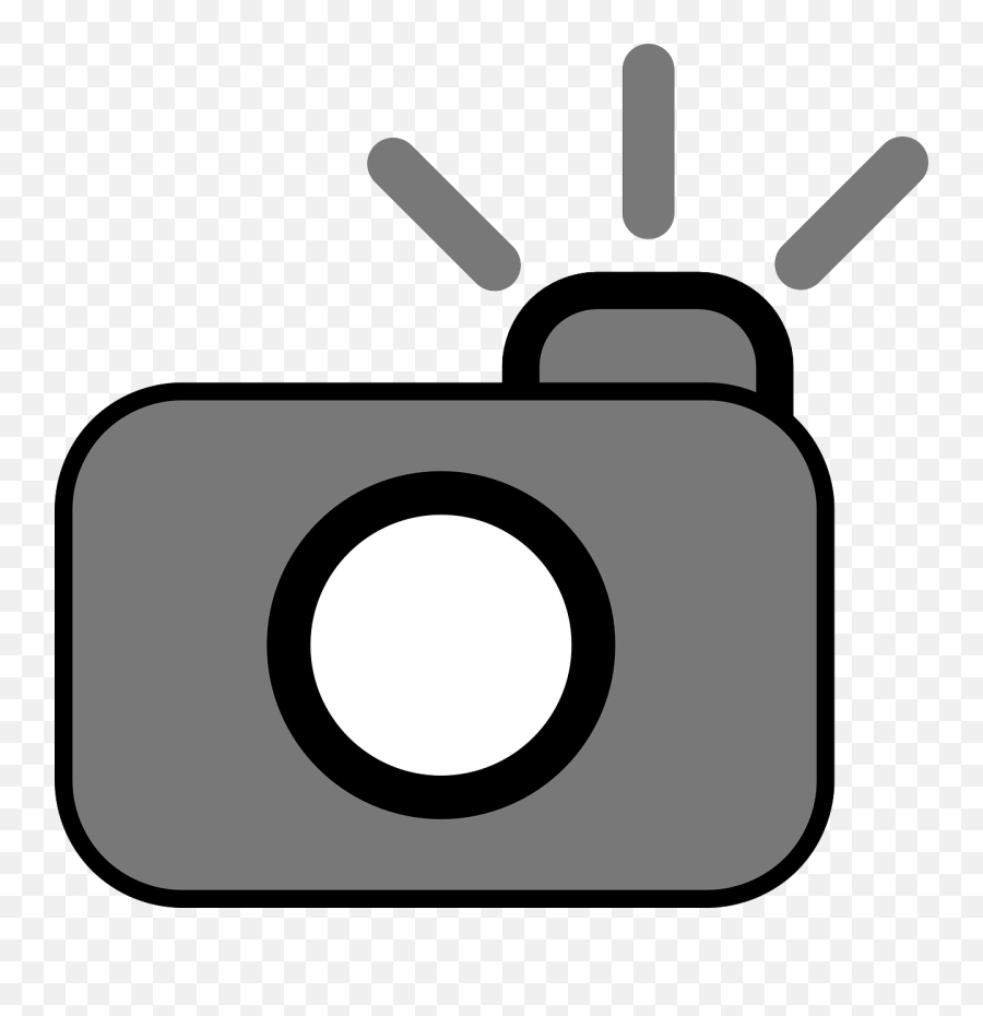 Camera Photography Cam - Free Vector Graphic On Pixabay Camera Clip Art Png,White Flash Png