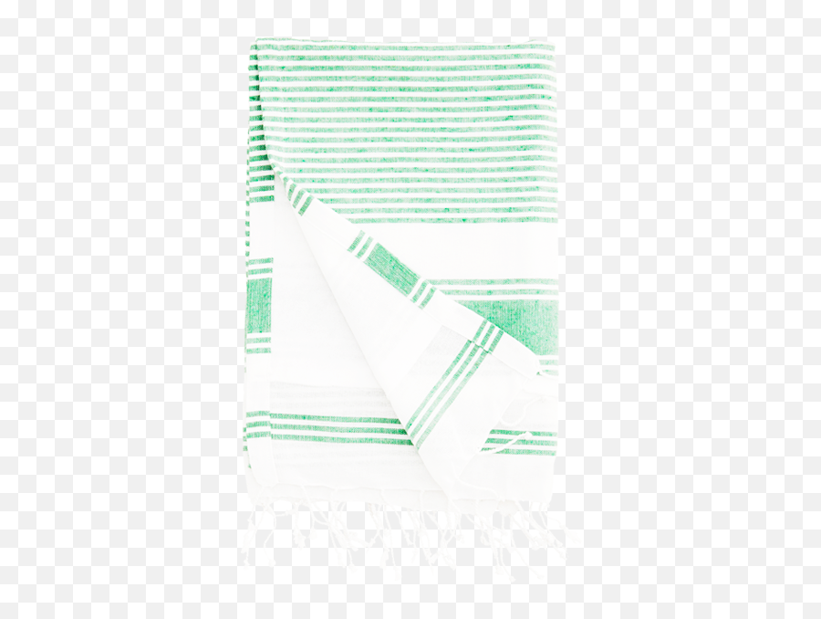 Download Green Towel With White Stripes Png