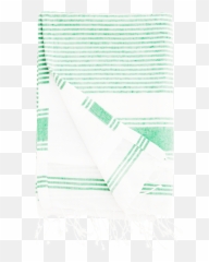 Download Green Towel With White Stripes Png