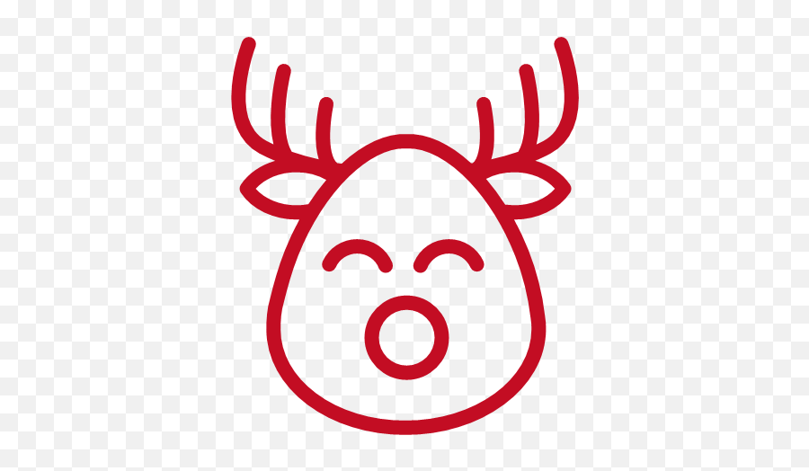 Christmas Deer Vector Icons Free - Dot Png,Deer Icon Png
