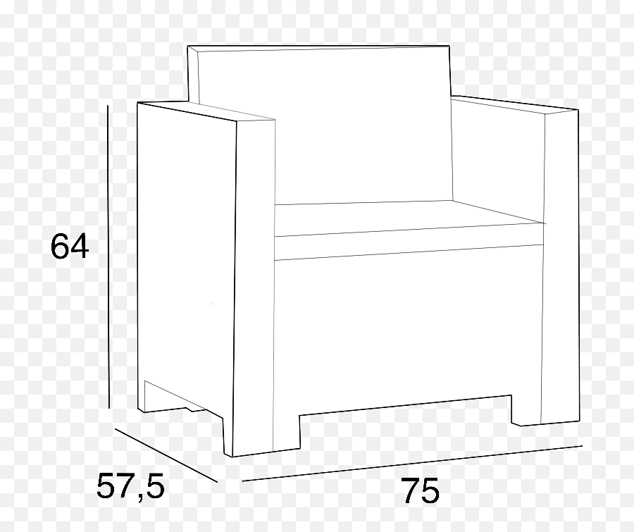 Set Colorado Terrace - 2 Seats Lounge Set Made In Italy Furniture Style Png,Colorado Icon Png