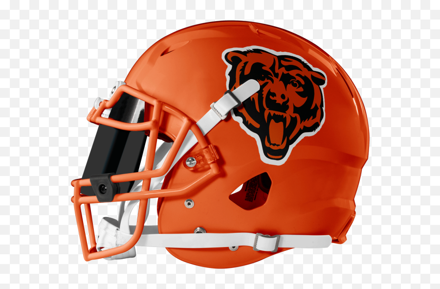 Orange Bears Helmet By Jordan Grimes - Revolution Helmets Png,Nfl Helmet Icon