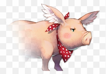 Quests - Alicia on Heart Online Flying Pig png
