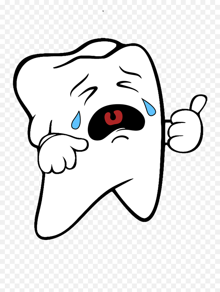 Tooth Clipart - Transparent Background Happy Tooth Clipart Png,Michael Jordan Crying Png