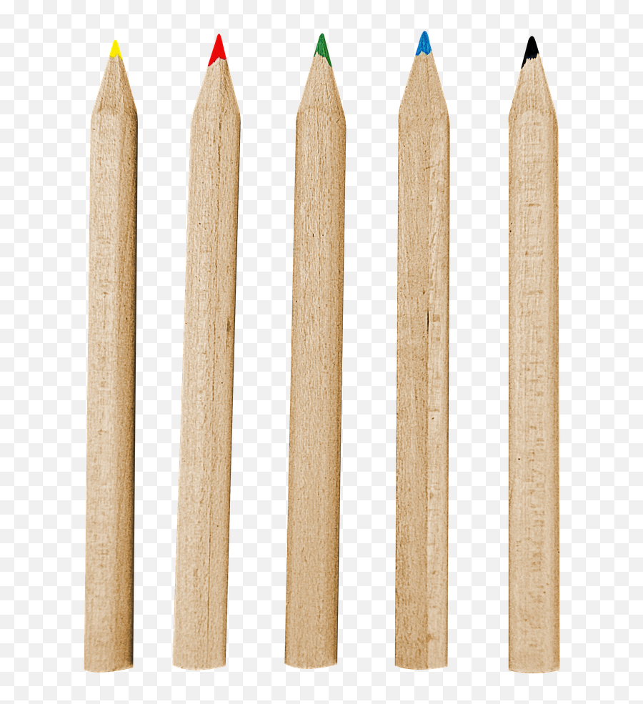 Colored Pencils Wooden - Wooden Pencils Png,Colored Pencils Png