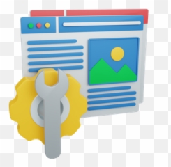 Web Development 3d Illustrations Designs Images Vectors - Horizontal png
