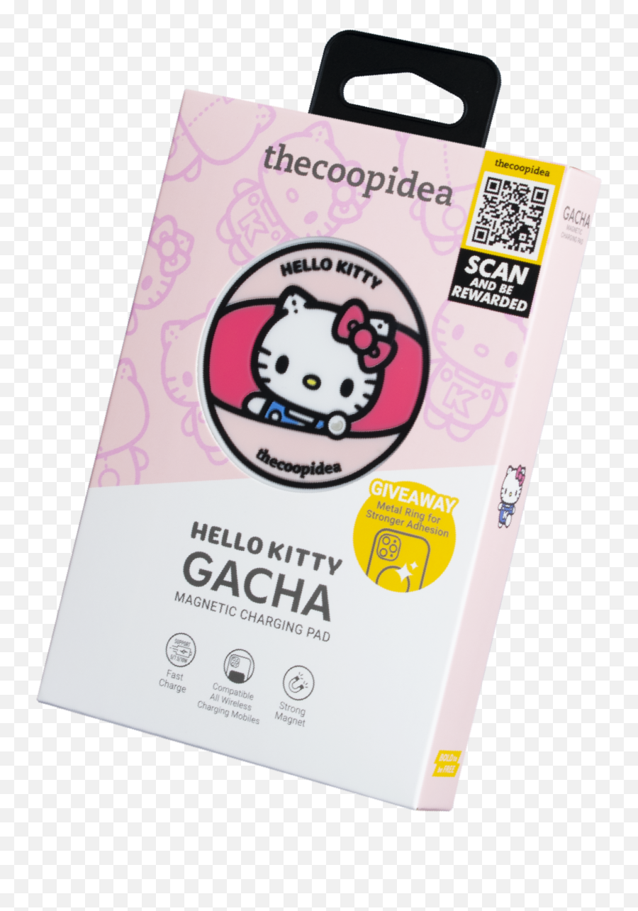 Sanrio Gacha Magnetic Charging Pad - Hello Kitty Thecoopidea Swing Tag Png,Hello Kitty Online Icon