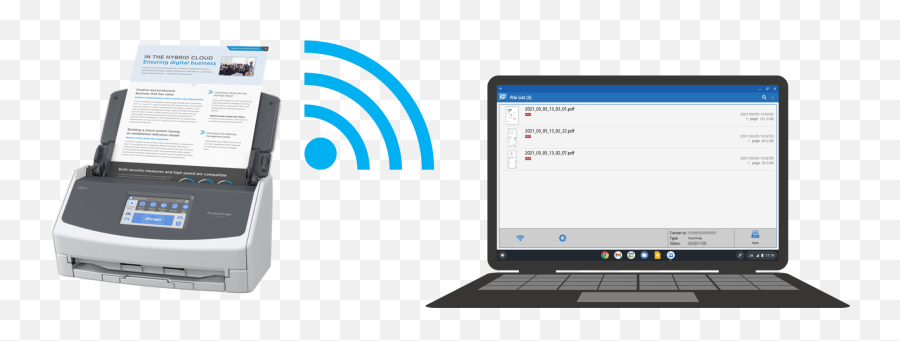 Press Release - Introducing Scansnap Update Fujitsu Global Office Equipment Png,Chrome Printer Icon