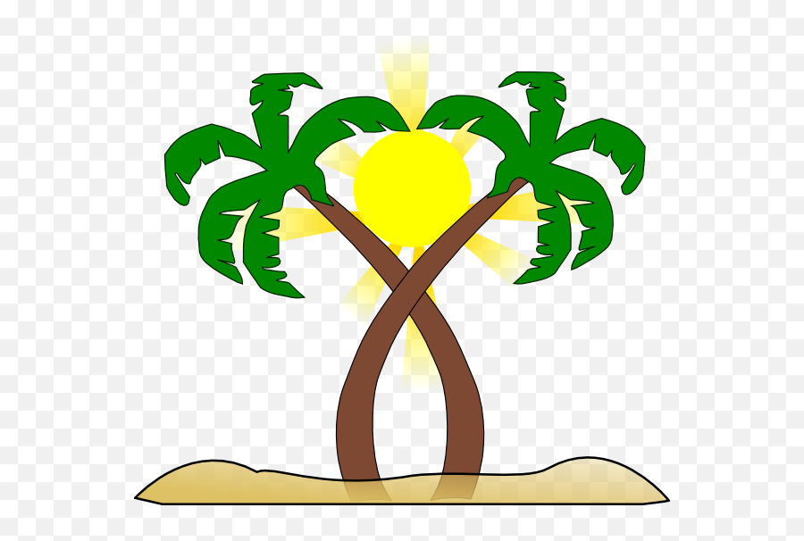 Coconut Clipart Beach Transparent Free For - Tree Png,Beach Clipart Transparent Background