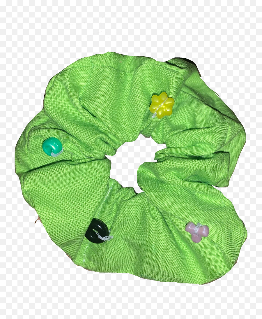 Psycho Scrunchie In Lime - Plush Png,Scrunchie Png