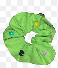 Psycho Scrunchie In Lime - Plush Png,Scrunchie Png