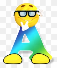 Alphabets By Monica Michielin Smiley Alphabet Emoticon - Smiley Letters png