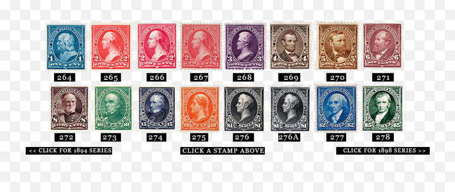 Us Stamps 1895 265 - Postage Stamp Png,Postage Stamp Png