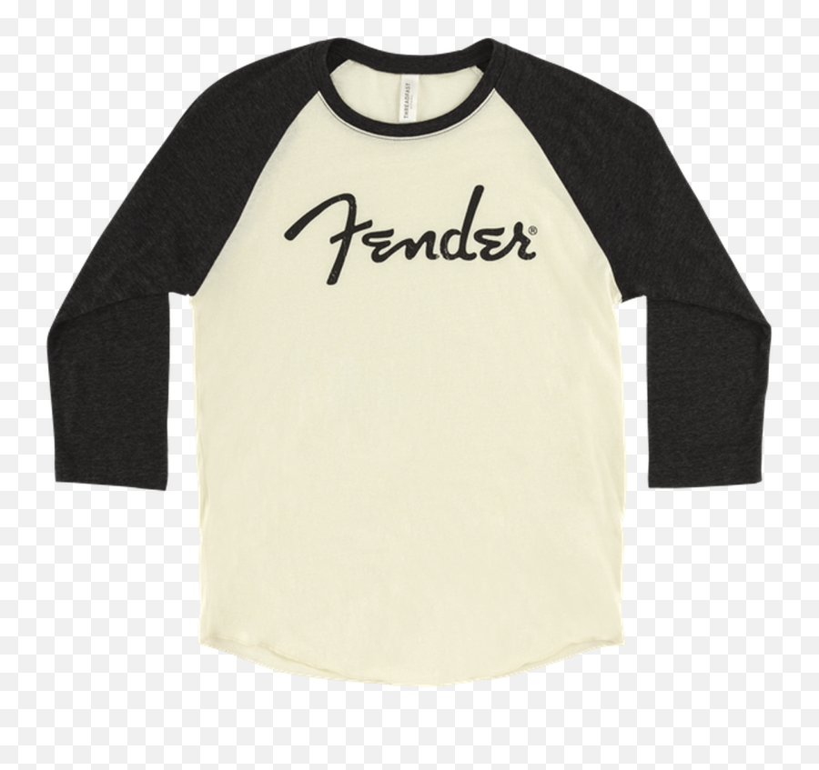 Fender Spaghetti Logo Raglan T - Shirt Png,Fender Logo Png