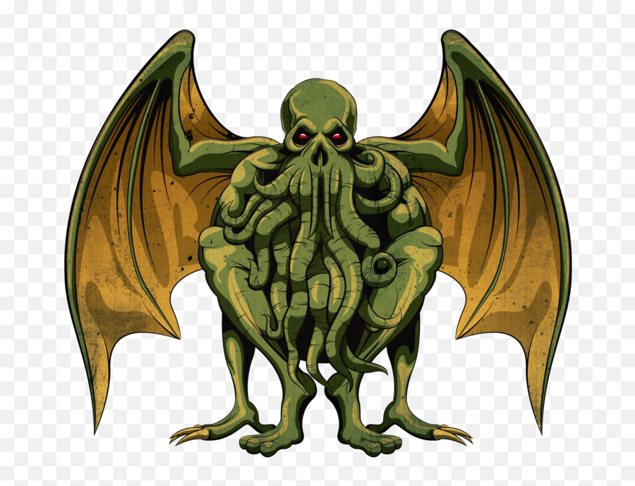 Download Master Cthulhu - Cthulhu Png Full Size Png Image Strongest Fictional Character,Master Roshi Png