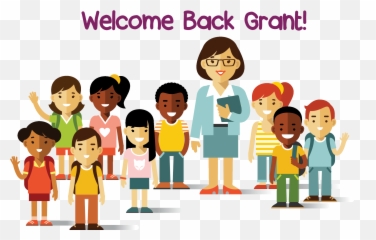 Grant Elementary School Pta - Transparent Background Teacher And Student Clipart png