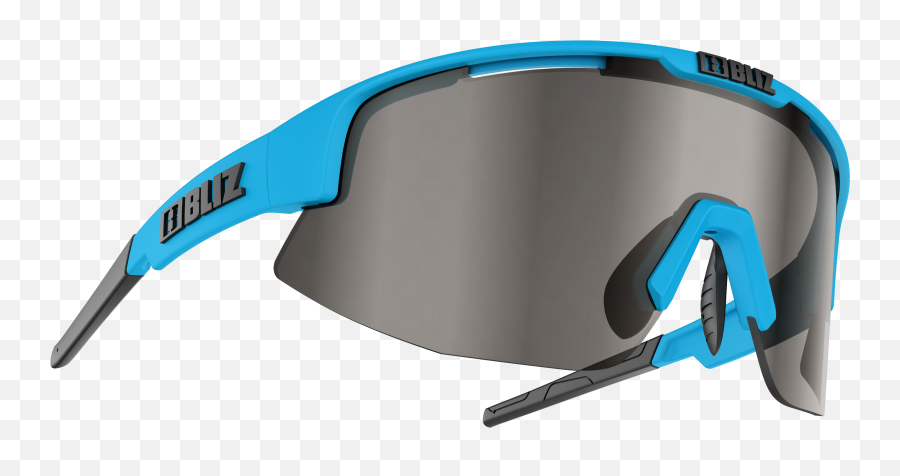 Bliz Matrix Sports Eyewear - Shiny Blue Smoke W Silver Mirror Cat 3 Urheilulasit Png,Blue Smoke Transparent
