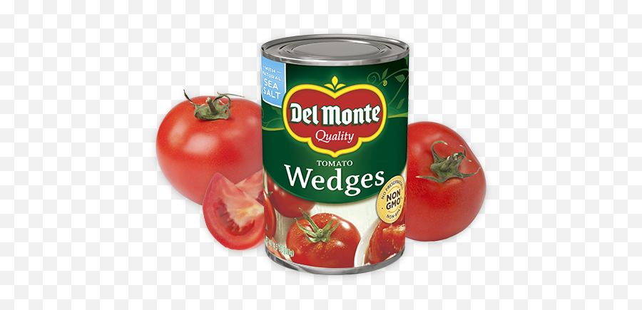 Tomato Wedges Del Monte Foods Inc - Del Monte Tomato Wedges Png,Tomatoe Png