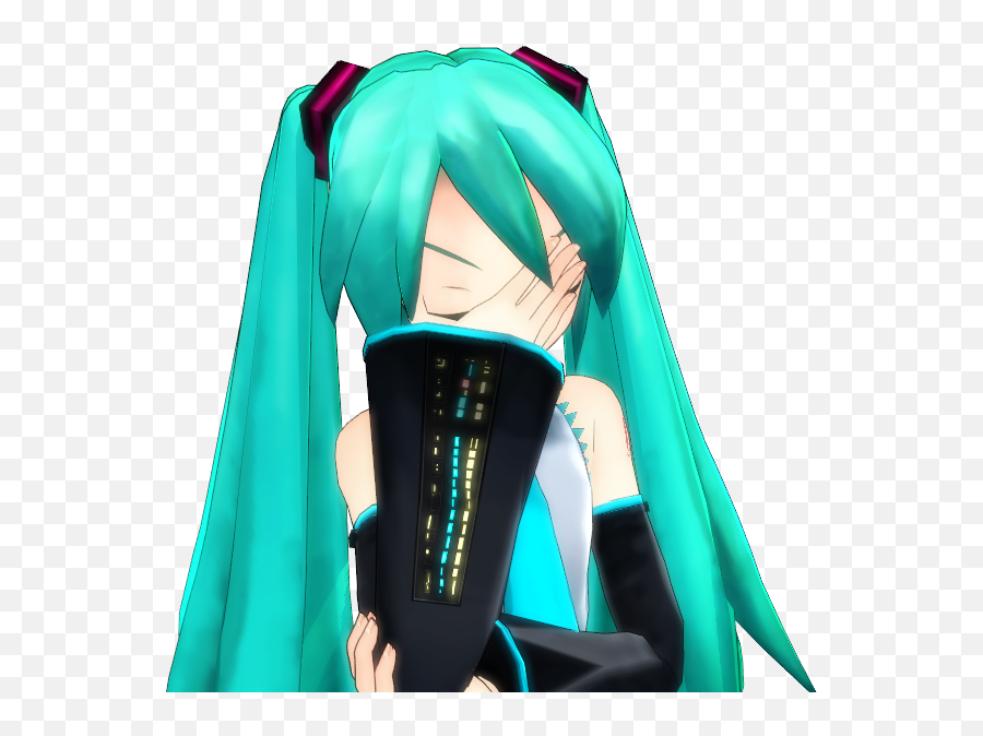 Miku Facepalm Blank Template - Imgflip Facepalm Png,Facepalm Png