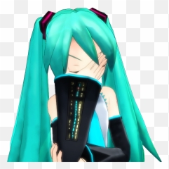 Miku Facepalm Blank Template - Imgflip png