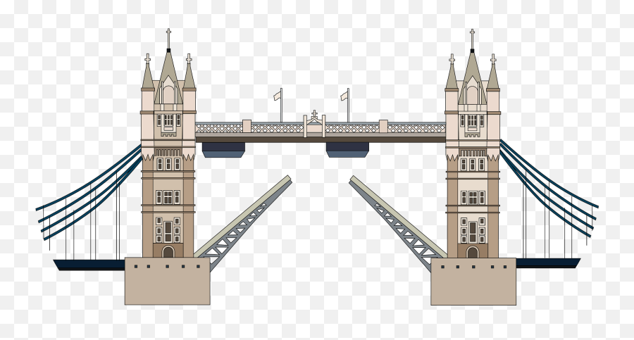 Tower Bridge Clipart - Tower Bridge Png,Bridge Clipart Transparent