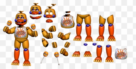 Fnaf Rockstar Chica Png - Ultimate Custom Night,Rockstar Png