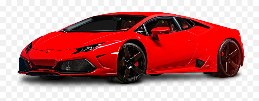 Red Lamborghini Huracan Car Png Image - Lamborghini Huracan Png,Car Png Transparent