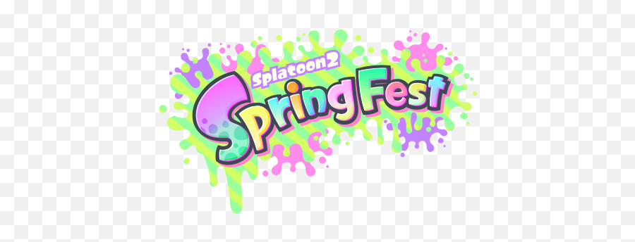 Free To Grab Splatoon 2 Spring Fest Logo Png Splatoon Logo Png Free Transparent Png Images Pngaaa Com