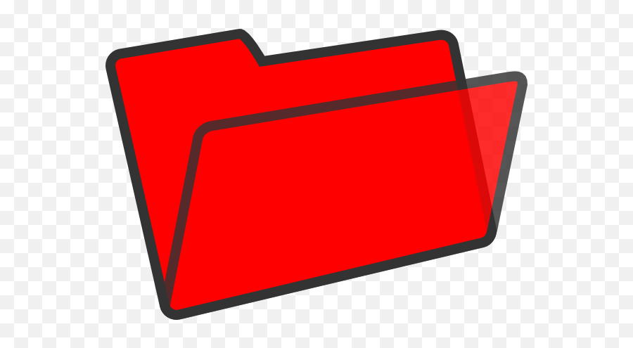 Clker Com Vector Online Royalty - Mac Folder Icon Red Png,Manila Folder Png