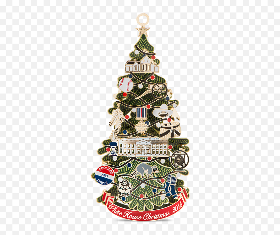 White Christmas Ornament Png Transparent Group - Christmas Ornaments For Tree,The White House Png