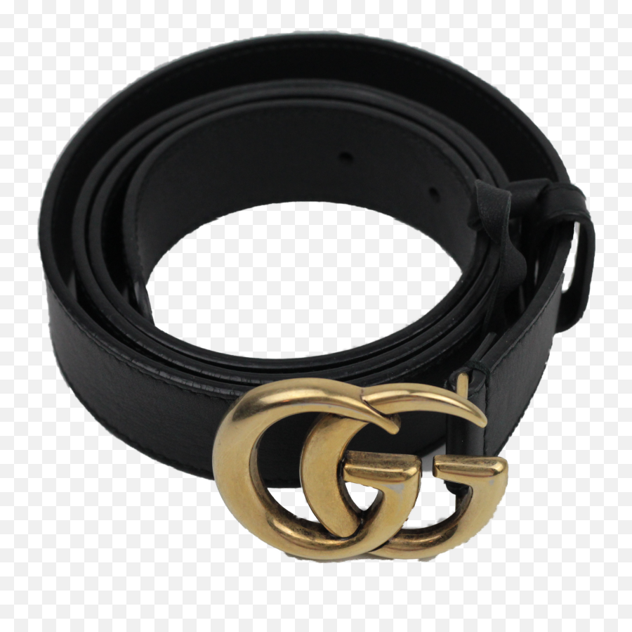 Gucci Belt Gold Black Hd Png Download - Belt,Asteroid Belt Png