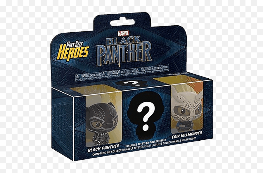 Marvel - Black Panther Black Panther Pint Size Heroes 3pack Pint Size Heroes Black Panther Png,Marvel Black Panther Png