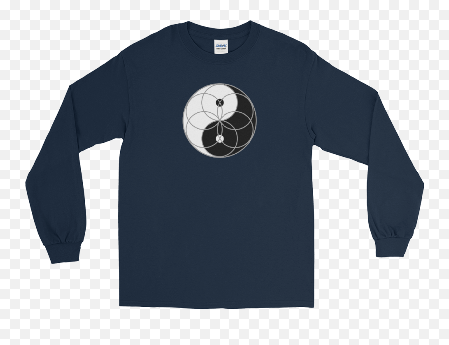 Seed Of Life Yin Yang Long Sleeve Clockwise - Glock Long Sleeve Shirt Png,Yin Yang Logo