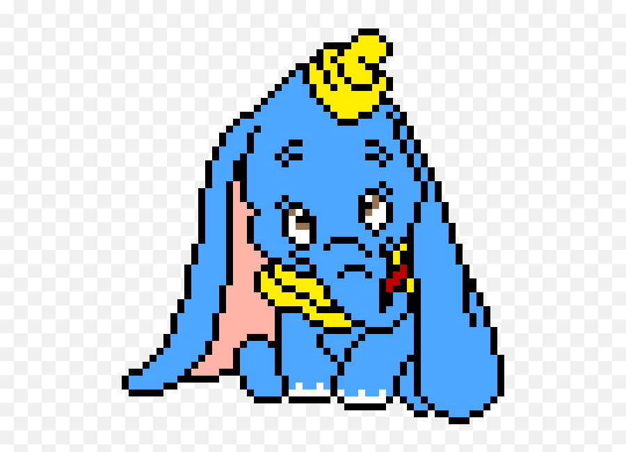 Dumbo Pixel Art Maker - Pixel Art Disney Dumbo Png,Dumbo Png