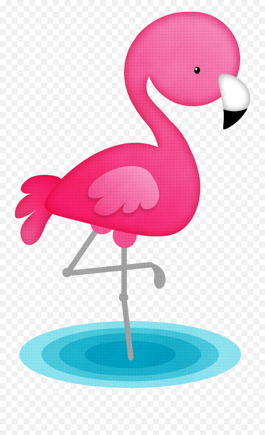 Flamingo Cute Clipart Png Download U2013 Clipartlycom - Cute Flamingo Clipart,Popcorn Clipart Png
