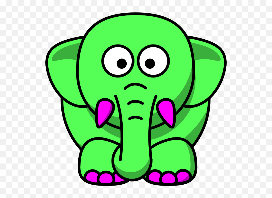 Mint Elephant Png Clip Arts For Web - Clip Arts Free Png Cartoon Elephant,Elephant Clipart Png