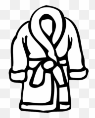 Hd Robe Clipart Png Zpwp4s - Robe Black And White Clip Art Png,Robe Png