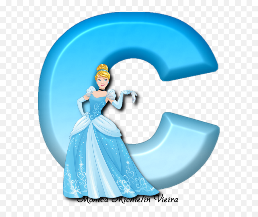Alfabeto Cinderela Princesa Disney Png - Letra I De Cenicienta,Disney Png