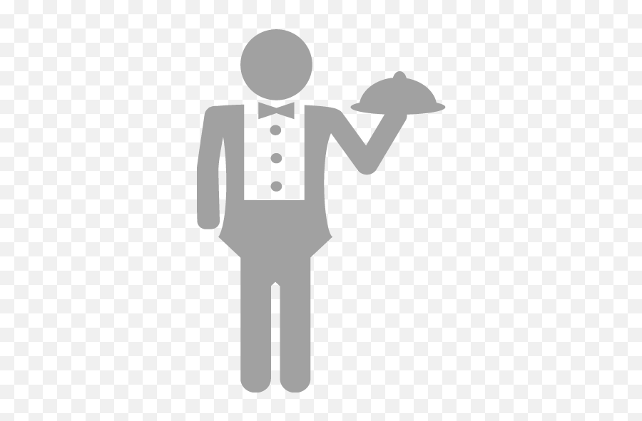 Waiter Icons - Waiter Sign Red Png,Waiter Png