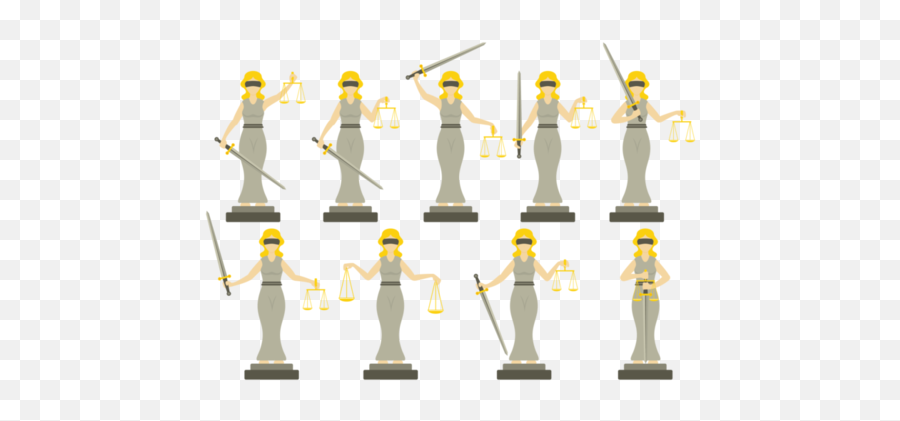 Lady Justice Illustration In Flat - Flat Design Png,Lady Justice Png