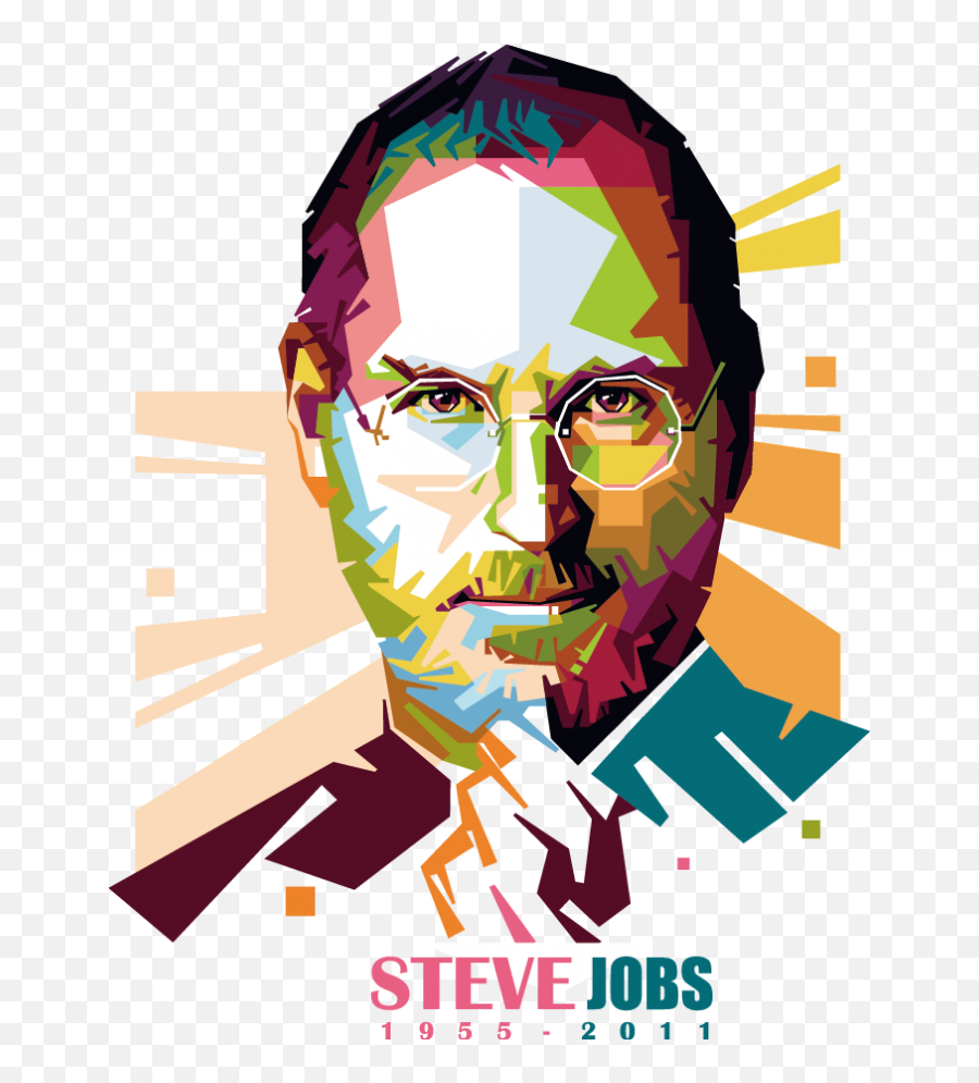 Steve Jobs Vector Png Clipart - Vector Steve Jobs Png,Steve Jobs Png