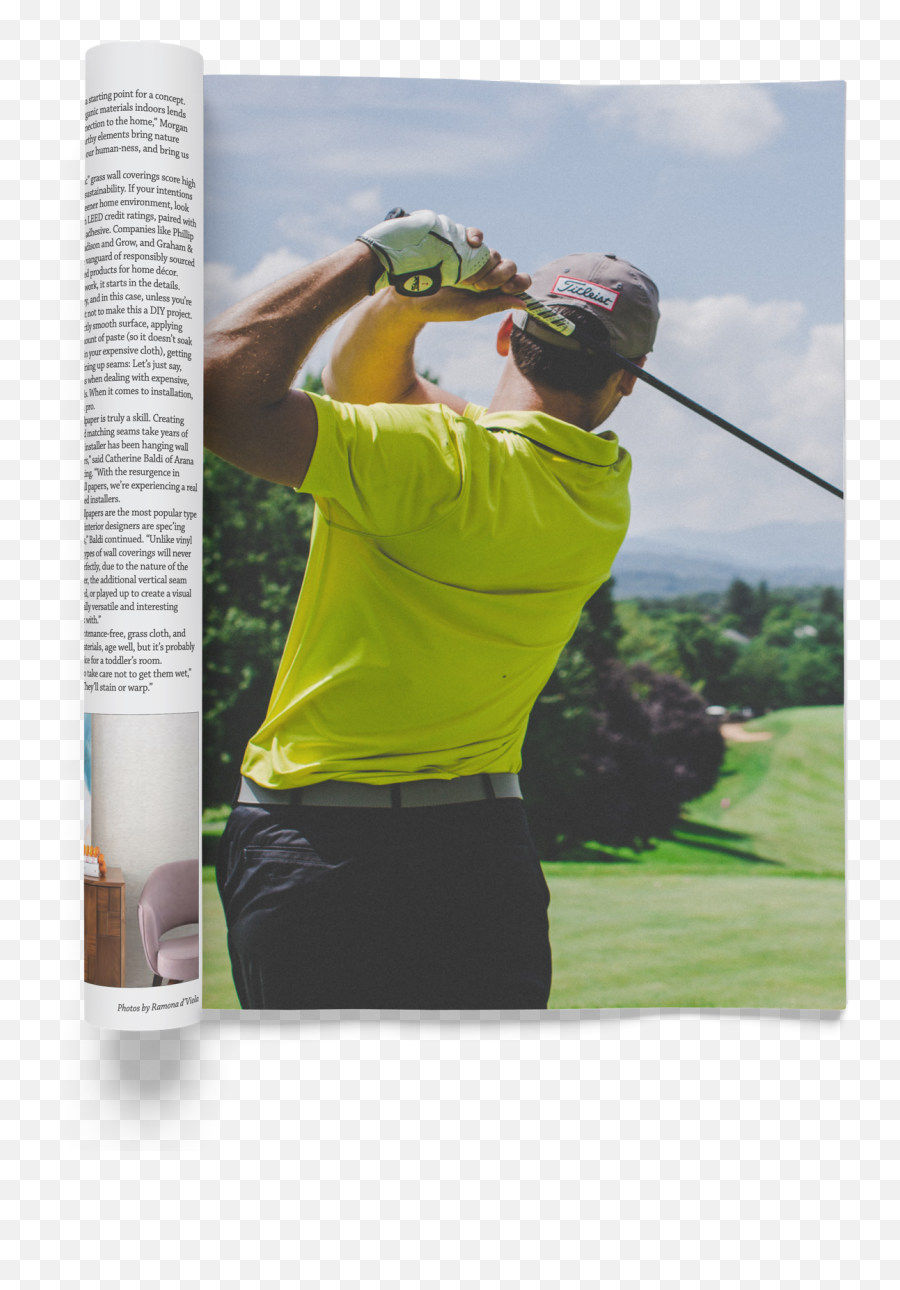 Ad In Your Local Area Golf Digest Magazine - Golf Png,Golfer Png