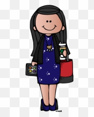 Melonheadz Teachers Png - Teacher Melonheadz Full Size Png Teacher With Dark Hair Clip Art,Teachers Png