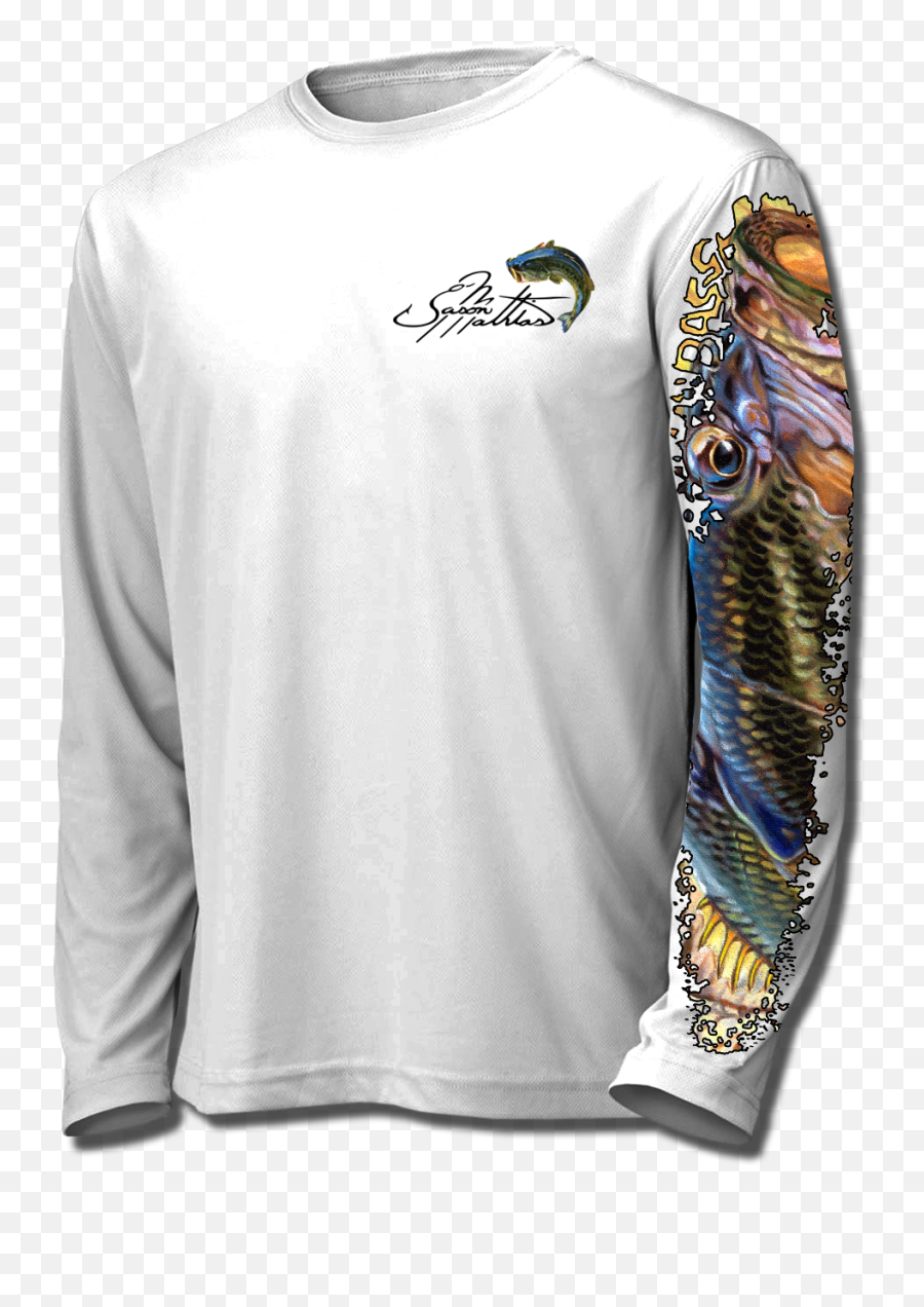 Ls High Performance Tee Shirt Large Mouth Bass - Goliath Grouper Long Sleeve Png,Long Sleeve Shirt Png