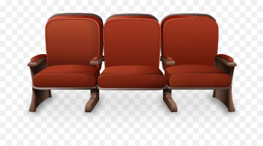 Theater Chairs Red - Theater Chair Png,Movie Theater Png