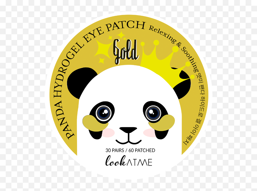 Panda Hydrogel Eye Patch - Korean Under Eye Mask Png,Panda Eyes Logo