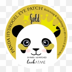 Panda Hydrogel Eye Patch - Korean Under Mask png
